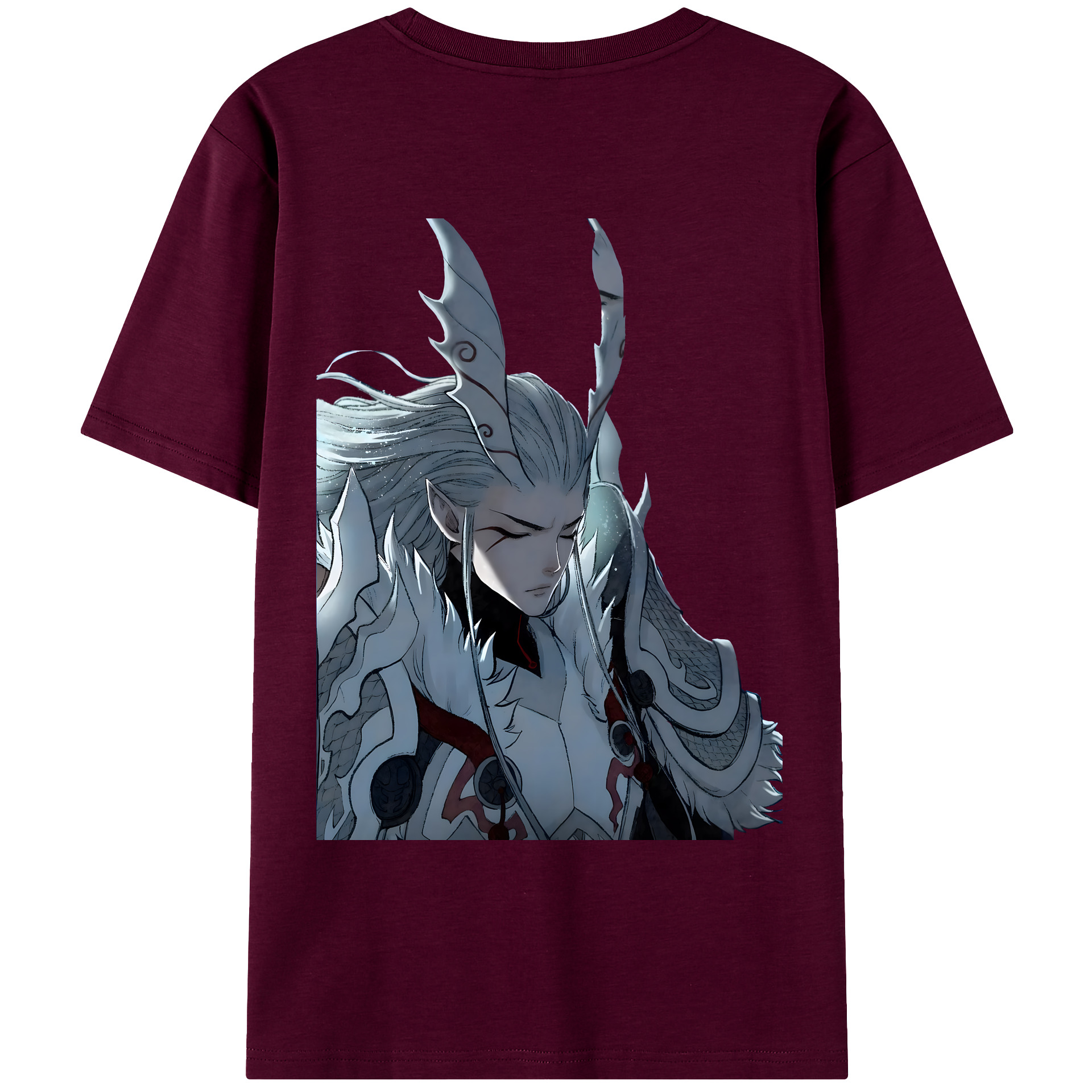 （画像用） Ne Zha 2 ナタ 魔童の大暴れ レディース半袖Tシャツ(バックプリント)